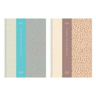 Тетрадь А4  96л кл. гребень Hatber "Risotto" 2диз.в блоке, тисн., перф.на отрыв