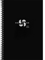 Тетрадь А4  96л кл. гребень Проф-Пресс "Минимализм в надписях" твин-лак