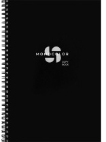 Тетрадь А4  96л кл. гребень Проф-Пресс "Минимализм в надписях" твин-лак