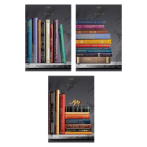 Тетрадь А4  96л кл. скоба Hatber "Золотые страницы" мат.лам., 3Dфольга, 3диз.в блоке