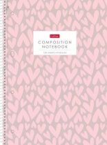 Тетрадь А4 7БЦ 120л кл. гребень Hatber "LOVE IS...." софт-тач, многоуров.перф., 4цв. разделит.