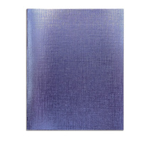 Тетрадь А5  48л ЛИН. скоба бумвинил Hatber "Металлик. Фиолетовая"