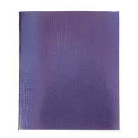 Тетрадь А5  96л кл. скоба бумвинил Hatber "Металлик. Фиолетовая"