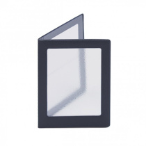 Обложка-рамка для автодокументов, 92*125мм, синяя