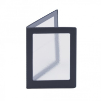 Обложка-рамка для автодокументов, 92*125мм, синяя