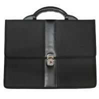 Портфель ткань Всеволожск 5 отд, мет.замок