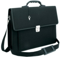 Портфель ткань Сосново 2 отд, карман, наплечный ремень, мет.замок