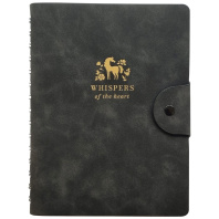 Ежедневник дат. 2026г А5 160л., кожзам, мягк.пер., гребень "Grace. Черный"  +ПОДАРОК