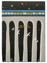 Ежедневник дат. 2026г А5 176л., кожзам, мягк.пер. "Nightfall. Train"  +ПОДАРОК