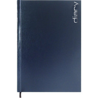 Ежедневник недат. А5 Attomex Orion 272 стр., тм.- синий, тв.обл., бумвинил, ляссе, 70г/м2