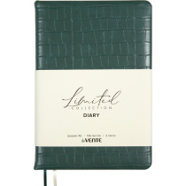 Ежедневник недат. А5 deVENTE  Barbara 272стр., изумрудный, тв.обл.,кожзам., ляссе, 70гр/м2