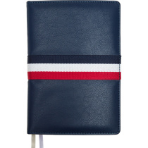 Ежедневник недат. А5 deVENTE Orient 272 стр., синий с дикоративной лентой ,тв.обл.,кожзам, ляссе