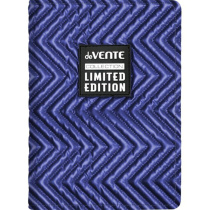 Ежедневник недат. А5 deVENTE Tailor 320стр., темно-синий, тв.обложка, кожзам, аппликация