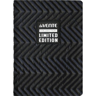 Ежедневник недат. А5 deVENTE Tailor 320стр., черный, тв.обложка, кожзам, аппликация