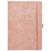 Ежедневник недат. А5 160л. кожзам, тв.пер. "Grace. Розовый" резинка, тисн.фольгой, ляссе