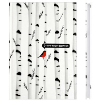 Ежедневник недат. А5  64л. 7БЦ "Diary. Береза" мат.лам., выб.УФ-лак