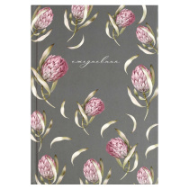 Ежедневник недат. А5  64л. 7БЦ "Diary. Протея" мат.лам., выб.УФ-лак