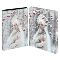 Ежедневник недат. А5 120л. кожзам, мягк.пер. "#Маргарита Карева. Рябина" ляссе