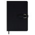 Ежедневник недат. А5 120л. кожзам, тв.пер. "Буйвол черный" клапан, ляссе