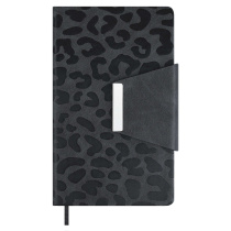 Ежедневник недат. А5 160л. кожзам, тв.пер. "Винченцо серый" клапан, ляссе