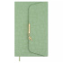 Ежедневник недат. А5 160л. кожзам, тв.пер. "Страус оливковый" клапан, ляссе