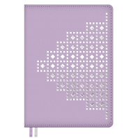 Ежедневник недат. А6+ 120л., кож.зам., тв.пер. "Плонже сиреневый" ляссе