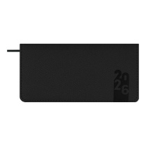 Планинг дат. 2026г 170*88мм 64л., кожзам., тв.пер. "Джут черный"  +ПОДАРОК