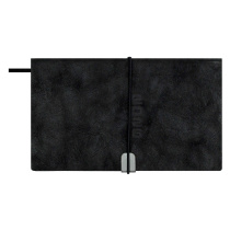 Планинг дат. 2026г 175*95мм 64л., кожзам., мягк.пер. "Тиволи глосс черный" +ПОДАРОК