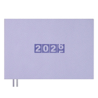Планинг дат. 2026г 181*127мм 64л., кожзам., мягк.пер. "Джут сиреневый" +ПОДАРОК