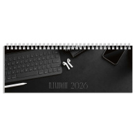 Планинг дат. 2026г 290*100мм 64л., картон, гребень "Офис"+ПОДАРОК