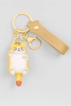 Брелок "The lazy cat" желтый