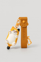 Брелок "The lazy cat" оранжевый