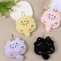 Брелок "Котики" текстиль 11*10,5 см, ассорти дизайнов