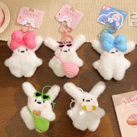 Брелок "Кролик", текстиль, ассорти дизайнов