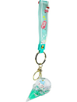 Брелок "Мороженое" ПВХ, жидкий центр 7*4см