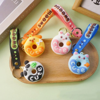 Брелок "Пончик", ПВХ, 6*5,1 см, ассорти