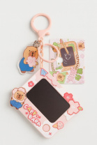 Брелок- экран для рисования "Capy magic board" розовый