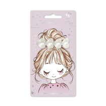 Заколка для волос "Феникс+. Сердечки" 1шт., 6см