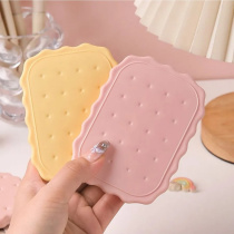 Зеркало с расческой 7,7*10,5 см "Печенька" ассорти дизайнов