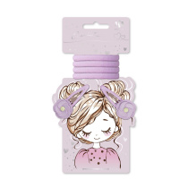 Набор аксессуаров для волос "Феникс+. Цветочки" 4 резинки, 2 заколки 5,3см