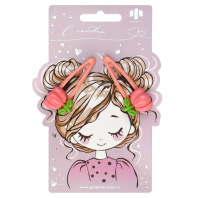 Набор заколок для волос "Феникс+. Цветочки" 2шт., 5,3см