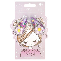 Набор заколок для волос "Феникс+. Цветочки" 2шт., 5,5см