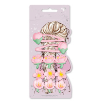 Набор заколок для волос "Феникс+. Цветочки" 5шт., 6,8см