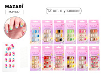 Ногти накладные 12шт. "Ассорти" 12 диз.