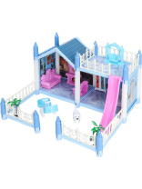 Игровой набор "Домик для кукол. Вилла" 35*28*17см мебель, собака