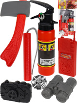 Игровой набор для мальчиков "Юный пожарный" 7 предметов, распыляется вода