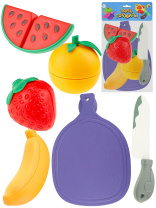 Игровой набор продуктов  6 предметов "Фрукты" в пакете