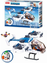 Конструктор пластм. Sluban "Полиция.Вертолет" 161 дет.
