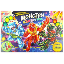 Игра с фишками 217*330 мм  "Монстры-супергерои"