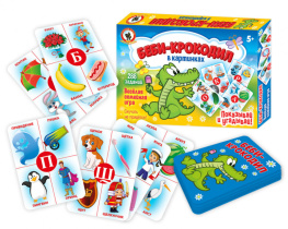 Игра настольная "Крокодил" для детей в картинках 5+
